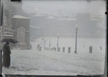 La bufera di neve a Siena il 13 Febbraio 1929