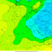 La mappa della temperatura ad 850 hPa del giorno 3 Aprile mostra valori di -2 gradi a 1500 metri sopra la Toscana.