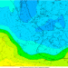 La mappa delle temperature ad 850 hPa mostra una gelida isoterma di -5° avvolgere tutta la Toscana